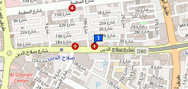 Al Muteena Dubai Map Muteena, Salah Al Din St, Deira - Dubai, United Arab Emirates